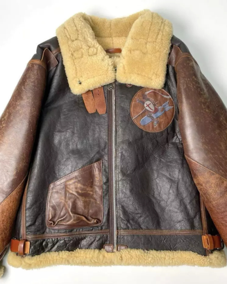 On The Make Avirex Shearling B-3 Jacket