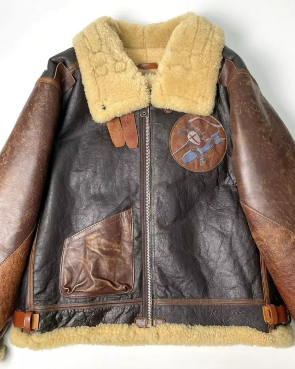 On The Make Avirex Shearling B-3 Jacket