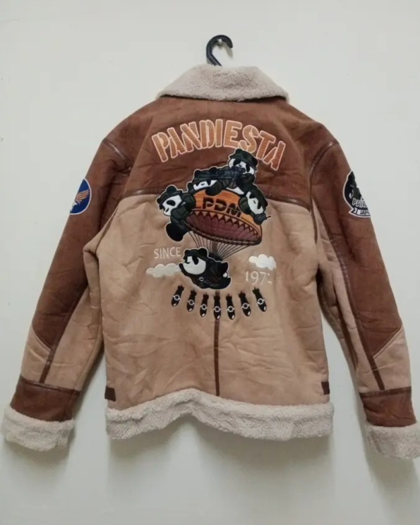 Pandiesta Japan B-3 Bronze Brown Bomber Jacket
