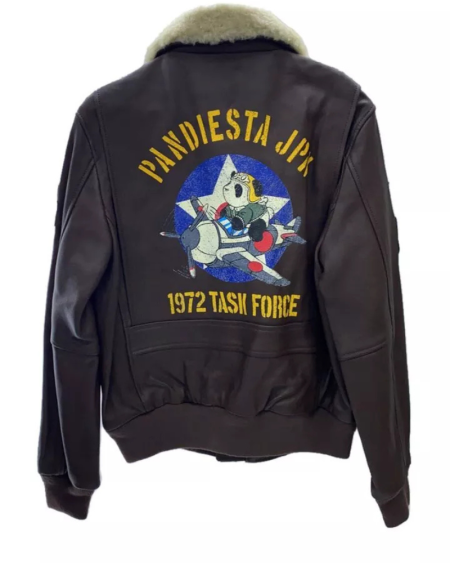 Pandiesta Mitaka G-1 Leather Flight Jacket