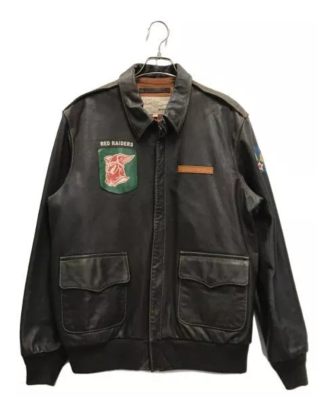 Sweet Dream A-2 Black Leather Flight Jacket