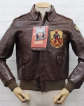 THE REAL McCOYS Gentlemen From Hell A-2 Brown Leather Flight Jacket