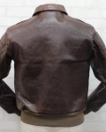 THE REAL McCOYS Gentlemen From Hell A-2 Brown Leather Flight Jacket