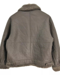 Torras B-3 Brown Leather Shearling Sheepskin Flight Jacket