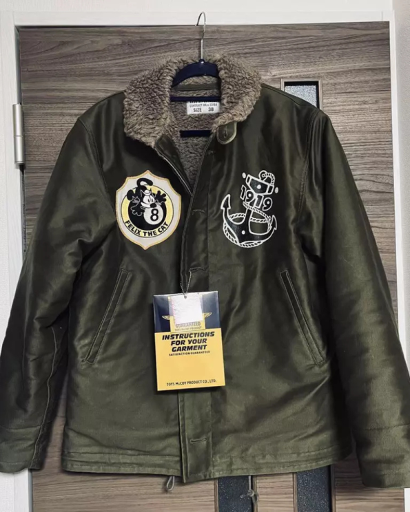Toys Mccoy N-1 Deck Black Leather Flight Jacket