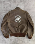Vanson Vintage A-2 Brown Leather Flight Jacket