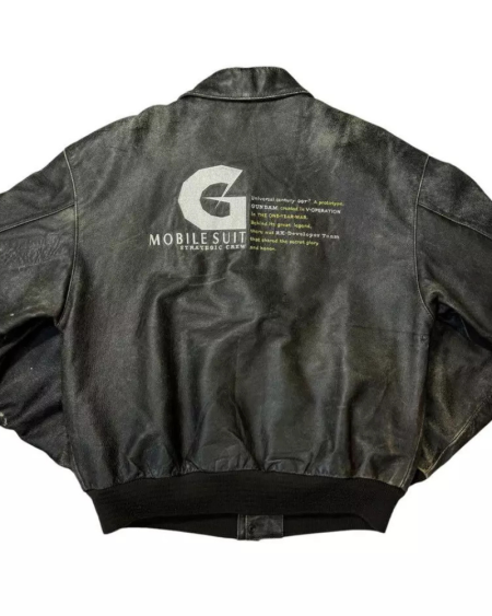Vintage Rare Bandai Mobile Suit Gundam A-2 Black Jacket