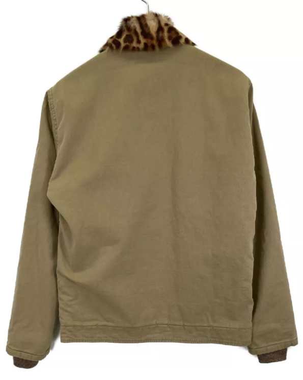 Visvim Cotton Collar Leopard N-1 Deckhand Jacket