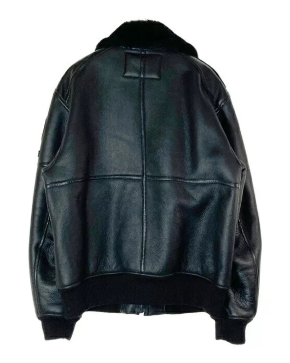 Avirex B-3 Black Mouton Bomber Jacket