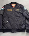 Avirex Disney Ma-1 Mickey Black Flight Jacket