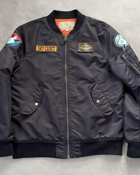 Avirex Disney Ma-1 Mickey Black Jacket