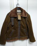 Avirex Usa B-3 Brown Corduroy Flight Jacket