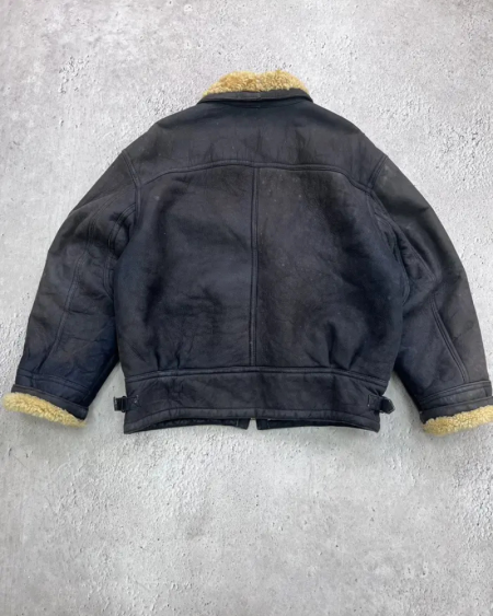 B-3 Vintage Military Sheepskin Shearling Jacket