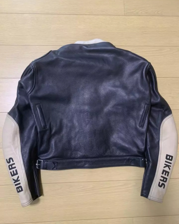 BS Leather Black And White Jacket