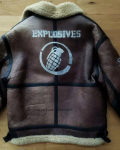 Far East Inc. B-3 Sheepskin Leather Vintage Flight Jacket