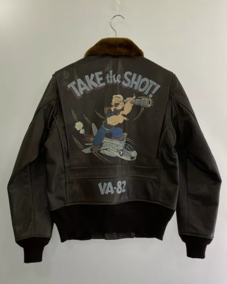 Men's Buzz Ricksons G-1 Popeye Paint Flight Jacket