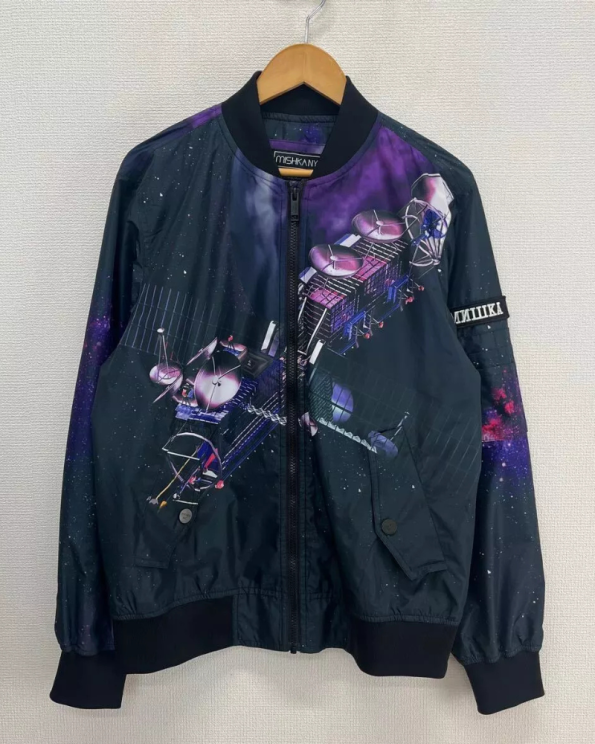 Mishka Galaxy Ma-1 Black Flight Jacket