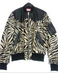 Puzzling Home A Rockers Ma-1 Zebra Black Jacket