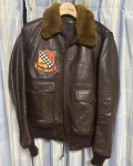 The Real Mccoy's G-1 Brown Leather Flight Jacket